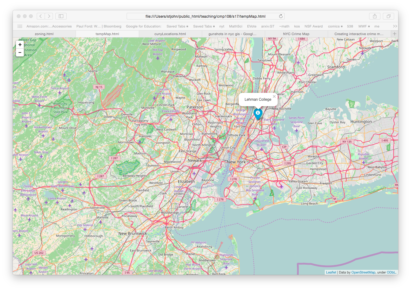 Lehman College Map